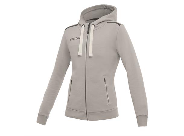 Grime Full Zip Hooded Dame GREY M Hettejakke i bomullsmiks 