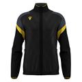 ODIN full zip top BLK/YEL XXL Jakke med kontrastdetaljer